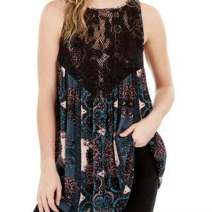 Free People Tunic Count Me In Trapeze Mini Dress